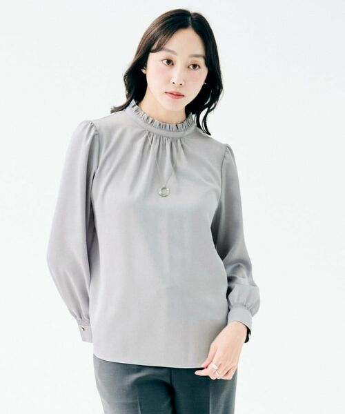 UNTITLED / アンタイトル シャツ・ブラウス | ハイネックフリル ブラウス | 詳細7