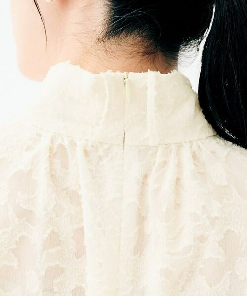 UNTITLED / アンタイトル シャツ・ブラウス | カットジャカード ボウタイブラウス | 詳細23