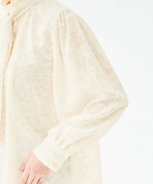 UNTITLED / アンタイトル シャツ・ブラウス | カットジャカード ボウタイブラウス | 詳細24
