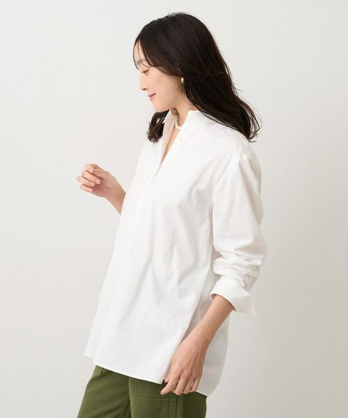 UNTITLED / アンタイトル シャツ・ブラウス | コットンブロードAラインシャツ | 詳細3