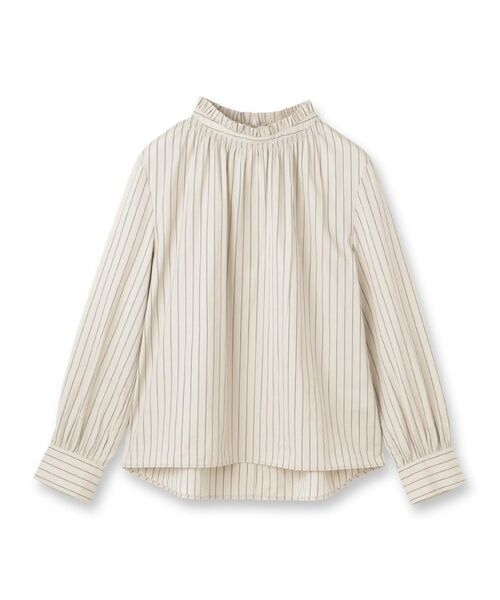 UNTITLED / アンタイトル シャツ・ブラウス | シャーリングフリルネックブラウス | 詳細1