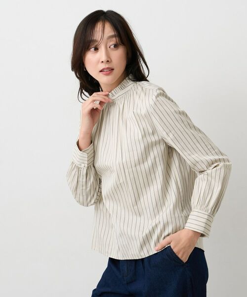 UNTITLED / アンタイトル シャツ・ブラウス | シャーリングフリルネックブラウス | 詳細11