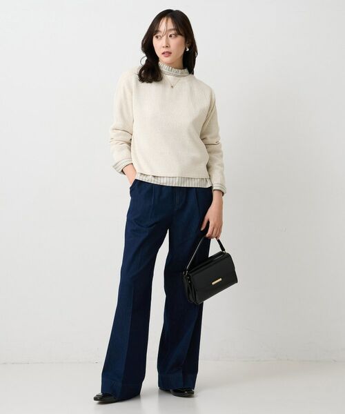 UNTITLED / アンタイトル シャツ・ブラウス | シャーリングフリルネックブラウス | 詳細12