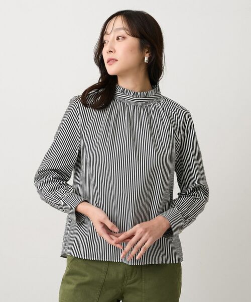 UNTITLED / アンタイトル シャツ・ブラウス | シャーリングフリルネックブラウス | 詳細6