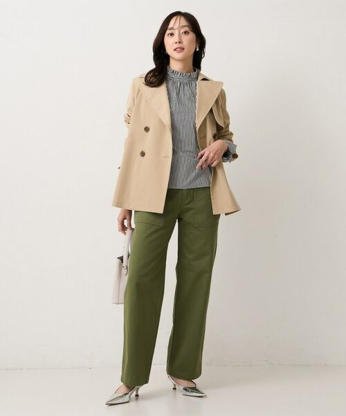 UNTITLED / アンタイトル シャツ・ブラウス | シャーリングフリルネックブラウス | 詳細8