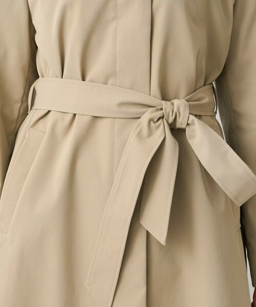 UNTITLED / アンタイトル ステンカラーコート | 【はっ水/洗える】タスランステンカラーコート | 詳細26
