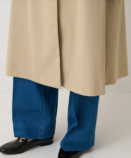 UNTITLED / アンタイトル ステンカラーコート | 【はっ水/洗える】タスランステンカラーコート | 詳細28