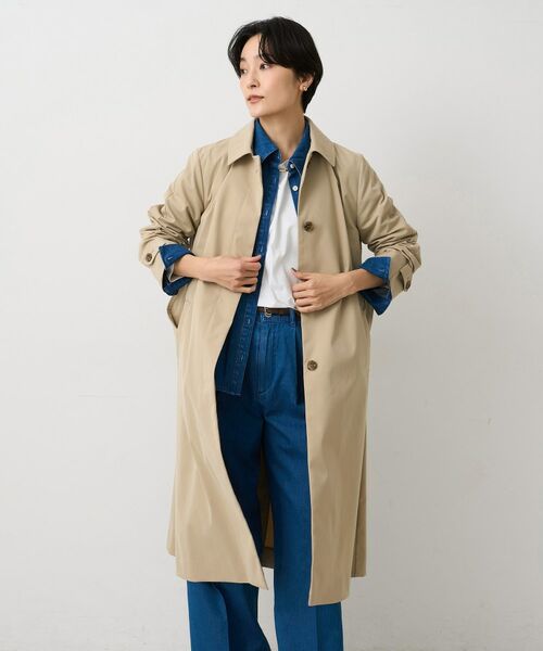 UNTITLED / アンタイトル ステンカラーコート | タスランステンカラーコート（ベージュ(052)）