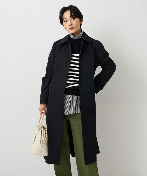 UNTITLED / アンタイトル ステンカラーコート | タスランステンカラーコート（ネイビー(094)）