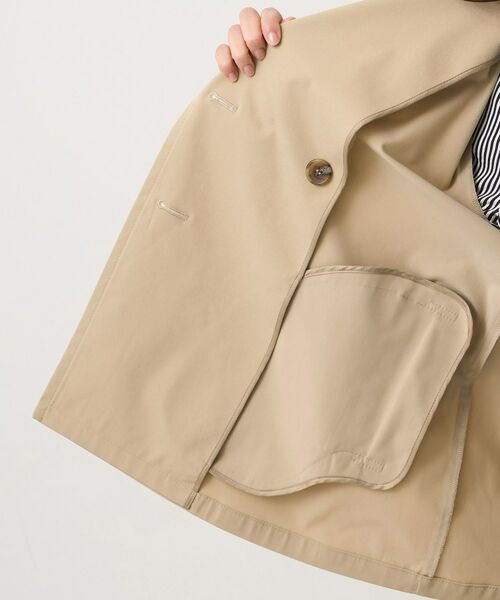 UNTITLED / アンタイトル トレンチコート | タスランショートトレンチコート | 詳細10