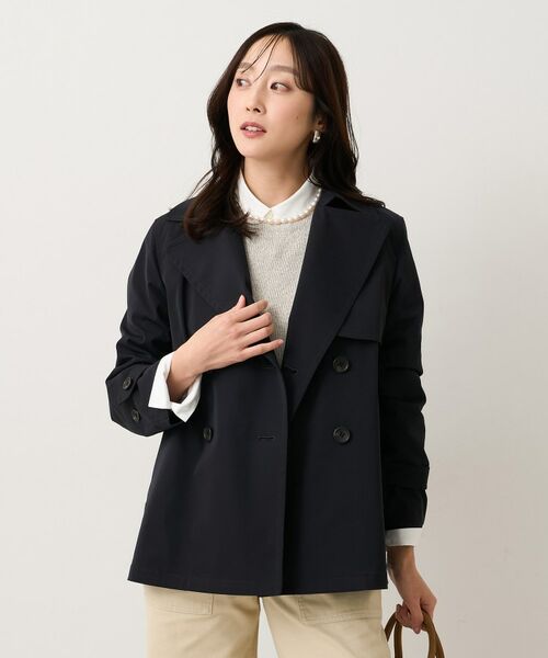 UNTITLED / アンタイトル トレンチコート | タスランショートトレンチコート | 詳細12