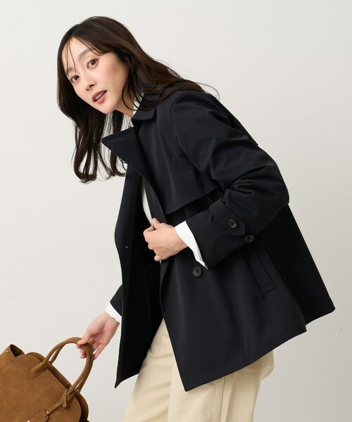 UNTITLED / アンタイトル トレンチコート | タスランショートトレンチコート | 詳細13