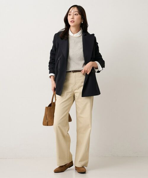 UNTITLED / アンタイトル トレンチコート | タスランショートトレンチコート | 詳細14