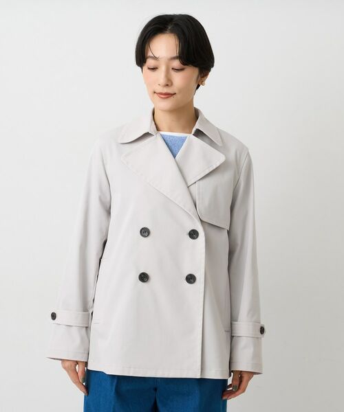 UNTITLED / アンタイトル トレンチコート | タスランショートトレンチコート | 詳細17