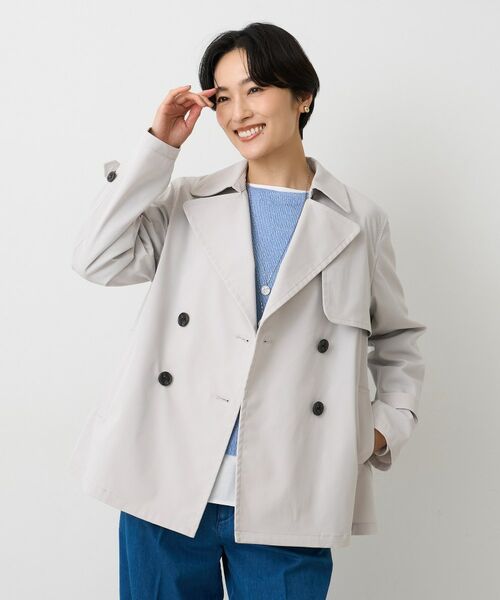 UNTITLED / アンタイトル トレンチコート | タスランショートトレンチコート | 詳細2
