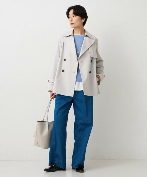 UNTITLED / アンタイトル トレンチコート | タスランショートトレンチコート | 詳細4