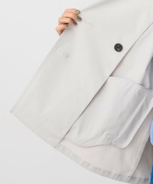 UNTITLED / アンタイトル トレンチコート | タスランショートトレンチコート | 詳細5