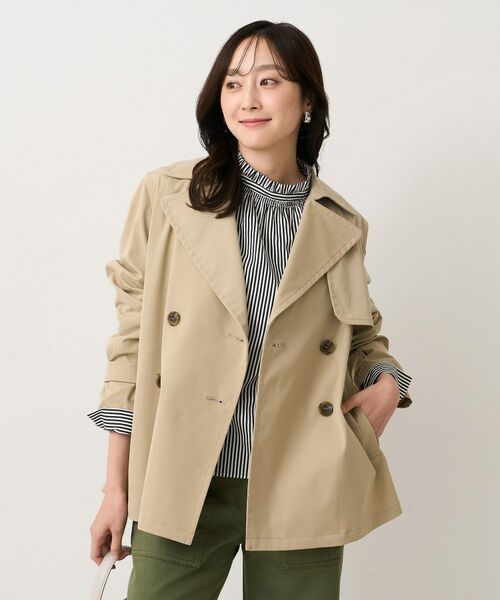 UNTITLED / アンタイトル トレンチコート | タスランショートトレンチコート | 詳細7
