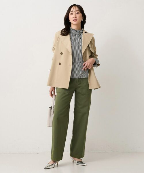 UNTITLED / アンタイトル トレンチコート | タスランショートトレンチコート | 詳細9