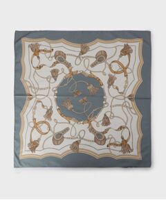 UNTITLED / アンタイトル バンダナ・スカーフ | リバータッセルプリントスカーフ