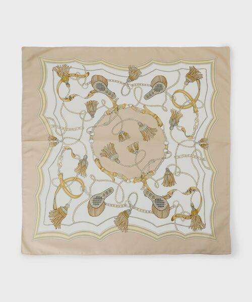 UNTITLED / アンタイトル バンダナ・スカーフ | リバータッセルプリントスカーフ | 詳細1