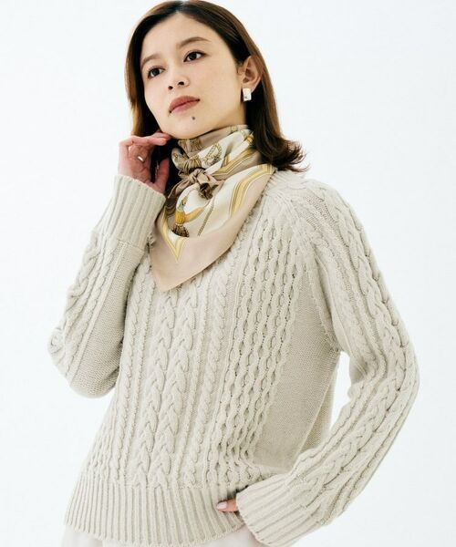 UNTITLED / アンタイトル バンダナ・スカーフ | リバータッセルプリントスカーフ | 詳細4