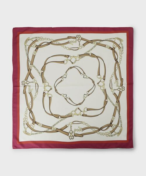 UNTITLED / アンタイトル バンダナ・スカーフ | リバーベルトプリントスカーフ（ピンク(574)）