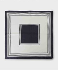 UNTITLED / アンタイトル バンダナ・スカーフ | スクエアラインプリントスカーフ