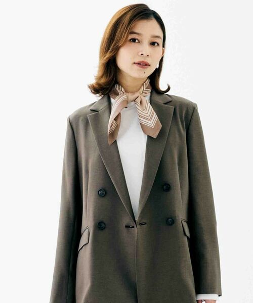 UNTITLED / アンタイトル バンダナ・スカーフ | スクエアラインプリントスカーフ | 詳細4