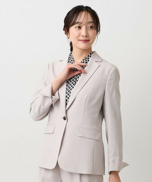 UNTITLED / アンタイトル テーラードジャケット | エアリーテーラードジャケット（グレージュ(050)）