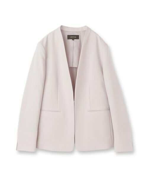 UNTITLED / アンタイトル ノーカラージャケット | エアリーノーカラージャケット | 詳細1