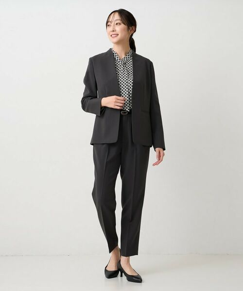 UNTITLED / アンタイトル ノーカラージャケット | エアリーノーカラージャケット | 詳細4