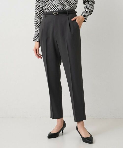 UNTITLED / アンタイトル パンツ | エアリータックテーパードパンツ | 詳細2