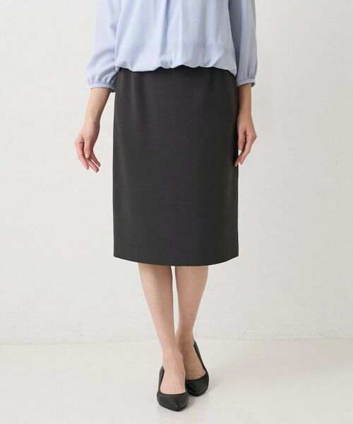 UNTITLED / アンタイトル スカート | エアリータイトスカート（チャコールグレー(014)）