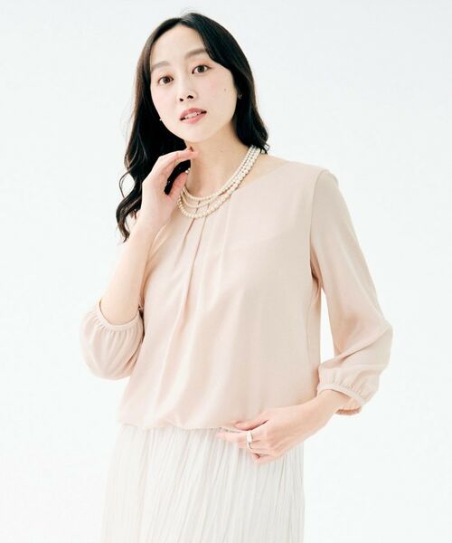 UNTITLED / アンタイトル シャツ・ブラウス | タックブラウス(ライトピンク(670))