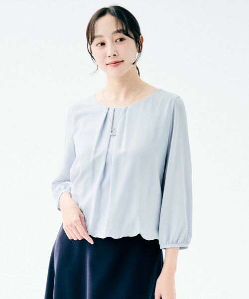 UNTITLED / アンタイトル シャツ・ブラウス | タックブラウス(サックスブルー(690))