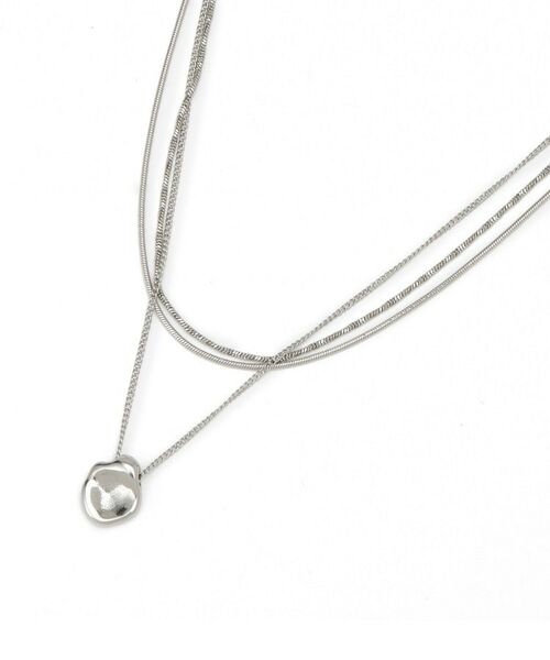UNTITLED / アンタイトル ネックレス・ペンダント・チョーカー | 【ステンレス】レイヤードチェーンネックレス | 詳細1