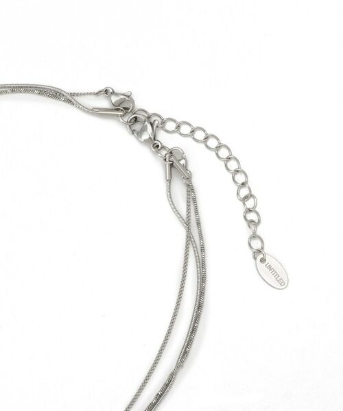UNTITLED / アンタイトル ネックレス・ペンダント・チョーカー | 【ステンレス】レイヤードチェーンネックレス | 詳細5