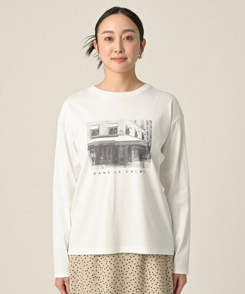 UNTITLED / アンタイトル カットソー | 【コットン100/洗える】フォトロングTシャツ | 詳細10