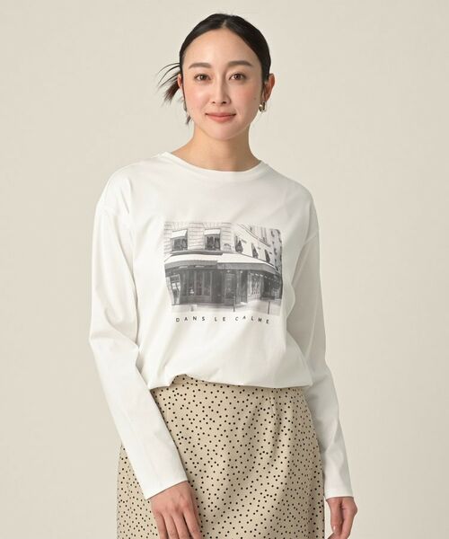 UNTITLED / アンタイトル カットソー | 【コットン100/洗える】フォトロングTシャツ | 詳細3