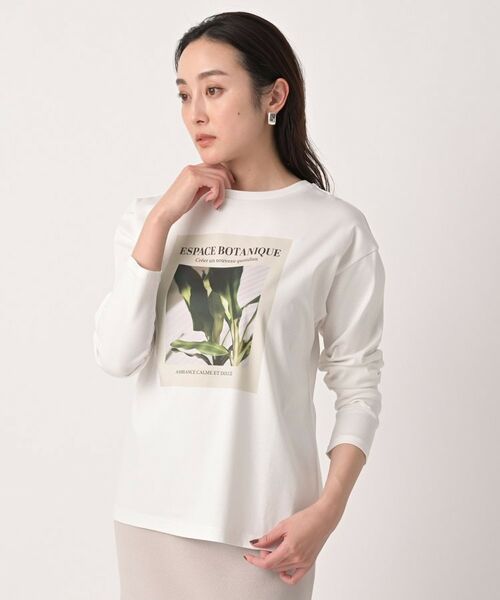 UNTITLED / アンタイトル カットソー | 【コットン100/洗える】フォトロングTシャツ | 詳細6