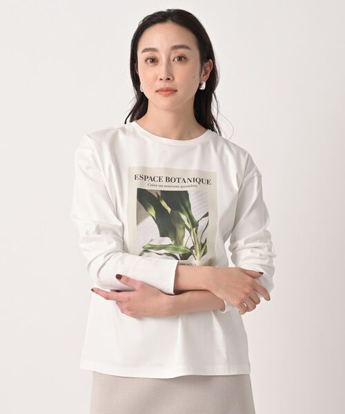 UNTITLED / アンタイトル カットソー | 【コットン100/洗える】フォトロングTシャツ | 詳細7