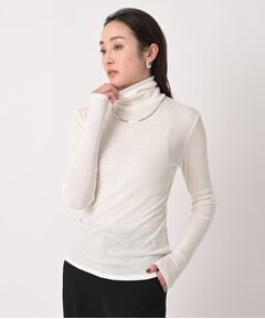 UNTITLED / アンタイトル カットソー | 【洗える/レイヤードインナー】ナチュラルテレコハイネックプルオーバー