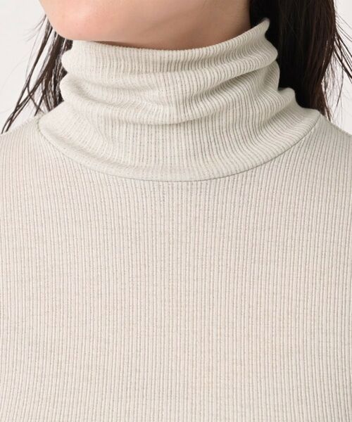 UNTITLED / アンタイトル カットソー | 【洗える/レイヤードインナー】ナチュラルテレコハイネックプルオーバー | 詳細17
