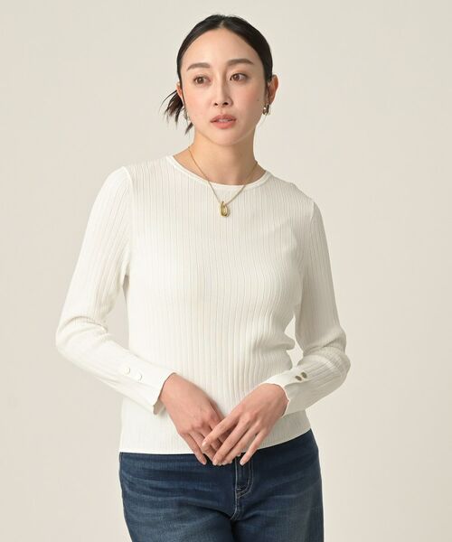 UNTITLED / アンタイトル ニット・セーター | ワイドリブニットプルオーバー | 詳細3