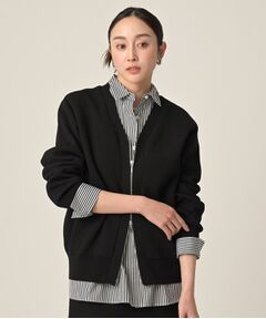 UNTITLED / アンタイトル カーディガン・ボレロ | ジップアップニットカーディガン