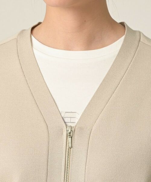 UNTITLED / アンタイトル カーディガン・ボレロ | ジップアップニットカーディガン | 詳細16