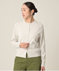 UNTITLED / アンタイトル カーディガン・ボレロ | クルーネックニットカーディガン