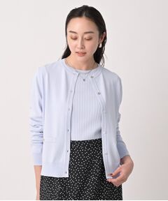 UNTITLED / アンタイトル カーディガン・ボレロ | クルーネックニットカーディガン