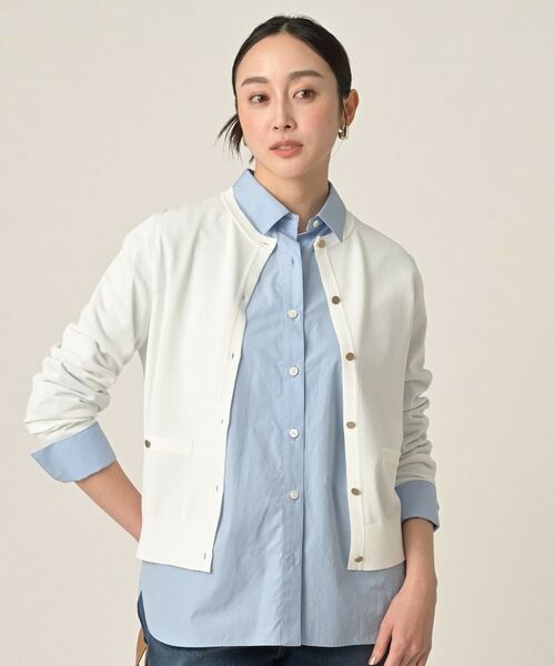 UNTITLED / アンタイトル カーディガン・ボレロ | クルーネックニットカーディガン(ホワイト(001))